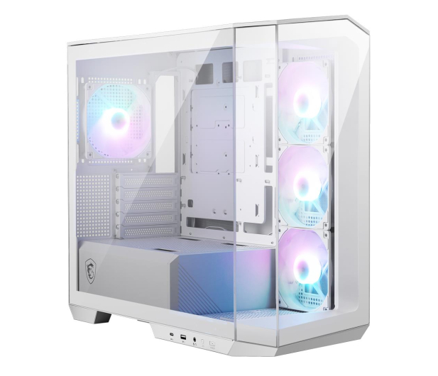 MSI Obudowa MAG PANO M100R PZ WHITE TEMPERED GLASS USB - 1240029 - zdjęcie